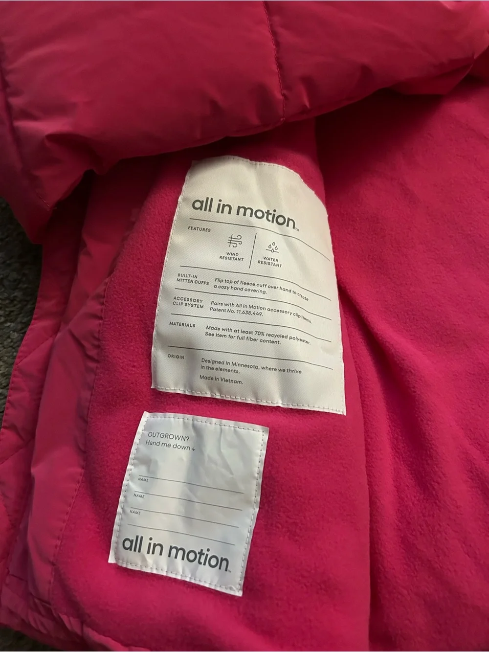 all in motion cozy insulated